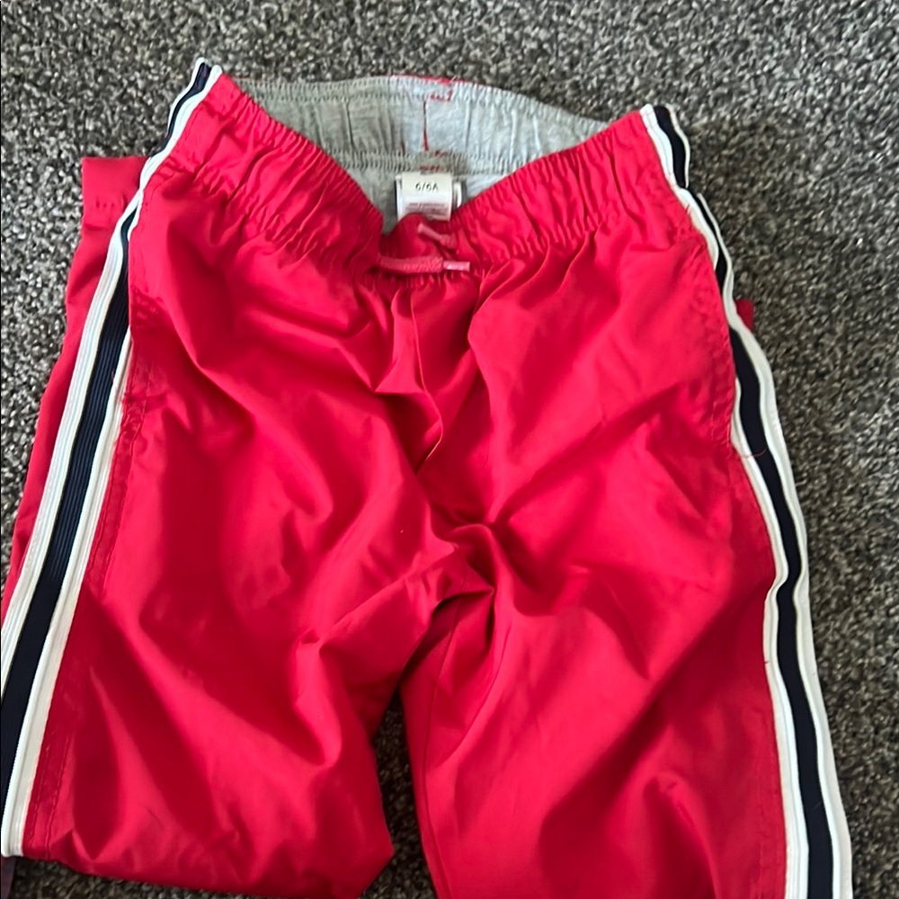 Old Navy Red Sporty Shorts with Elastic Waistband